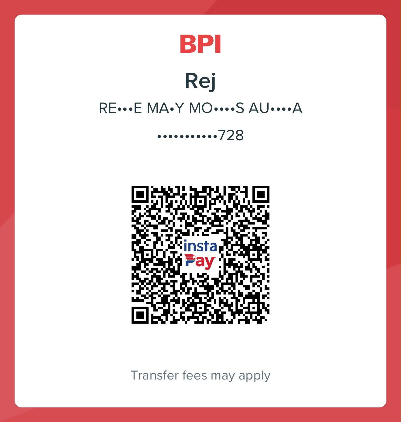 BPI payment QR